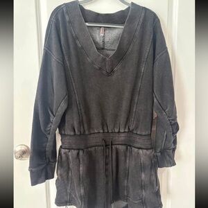 NWT Free People Intercept Romper Black   Size XL